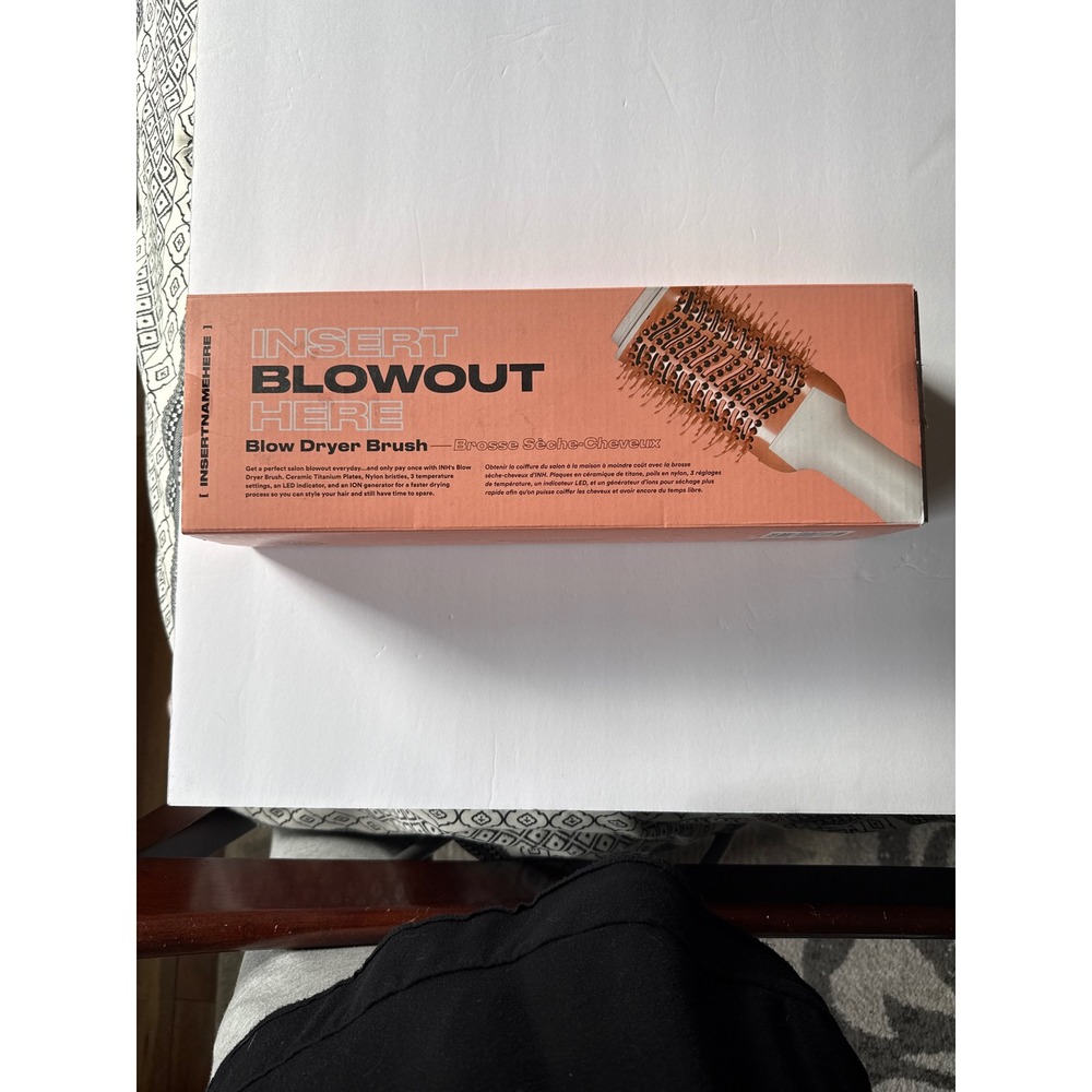 Insert Name Here INH Blowout Hair Dryer Brush Ceramic Titanium Pink‎ 2336